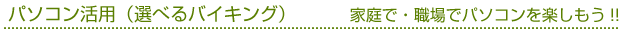 パソコン活用